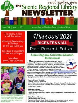 Scenic Regional Celebrates Missouri Bicentennial - Scenic Regional Library