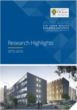 Research Highlights 2015-2016 - University of Otago
