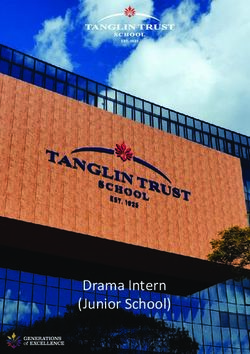 Drama Intern (Junior School) - Tanglin Trust School Alumni