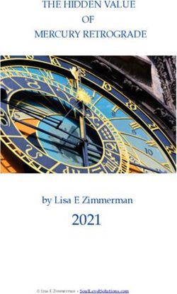 2021 THE HIDDEN VALUE OF MERCURY RETROGRADE - by Lisa E Zimmerman Lisa E Zimmerman SoulLevelSolutions.com