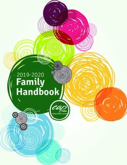 Family Handbook 2019-2020 - CAP Tulsa