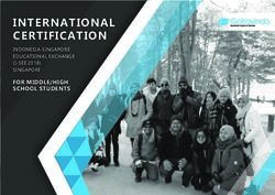 INTERNATIONAL CERTIFICATION - FOR MIDDLE/HIGH SCHOOL STUDENTS INDONESIA-SINGAPORE EDUCATIONAL EXCHANGE (I-SEE 2018) SINGAPORE - gotravindo