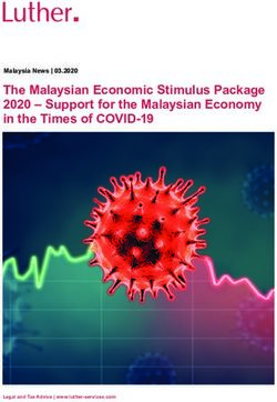 The Malaysian Economic Stimulus Package 2020 - Support for the Malaysian Economy in the Times of COVID-19 - Malaysia News | 03.2020 - Luther ...