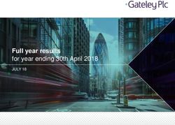 Full year results for year ending 30th April 2018 - JULY 18 - Gateley Plc