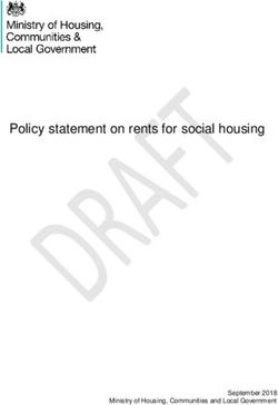 Policy statement on rents for social housing
