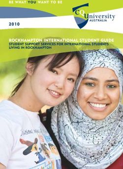 ROCKHAMPTON INTERNATIONAL STUDENT GUIDE - STUDENT SUPPORT SERVICES FOR INTERNATIONAL STUDENTS LIVING IN ROCKHAMPTON - English ...