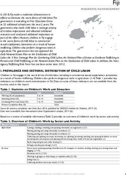 Fiji MODERATE ADVANCEMENT