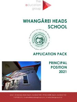 WHANGĀREI HEADS SCHOOL - APPLICATION PACK PRINCIPAL POSITION 2021 - The Education Group
