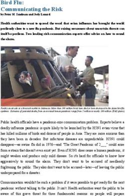 Bird Flu: Communicating the Risk - by Peter M. Sandman and Jody Lanard