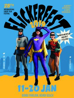 28TH - BONDI PAVILION, BONDI BEACH - Flickerfest