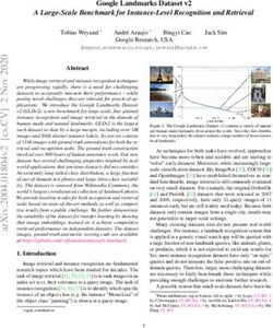 Google Landmarks Dataset v2 - A Large-Scale Benchmark for Instance-Level Recognition and Retrieval - Unpaywall