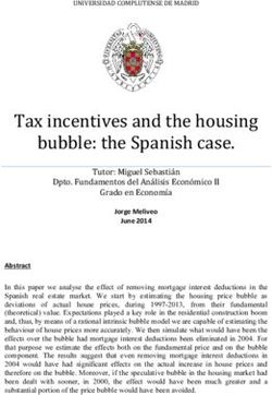 Tax incentives and the housing bubble: the Spanish case.