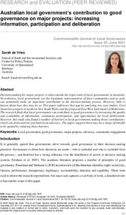 RESEARCH and EVALUATION (PEER REVIEWED) - UTS ePRESS