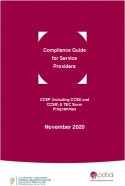 November 2020 - Compliance Guide for Service Providers CCSP (including CCSU and CCSR) & TEC Saver - Limerick Childcare Committee