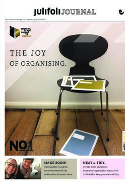 THE JOY OF ORGANISING - MAKE ROOM!