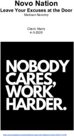 Novo Nation Leave Your Excuses at the Door - Madison Novotny Client: Marry 4-3-2020 - Northwood School