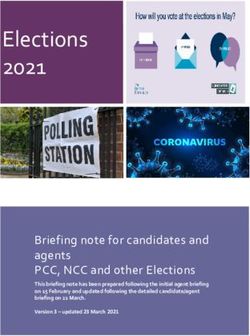 Elections 2021 - Broadland District Council