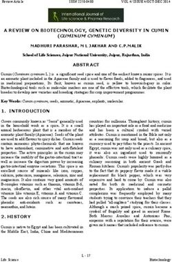 A REVIEW ON BIOTECHNOLOGY, GENETIC DIVERSITY IN CUMIN