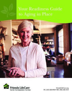 Your Readiness Guide to Aging in Place - FriendsLifeCare.org PA: (215) 626-8964 DE: (302) 426-1510 - Friends Life Care