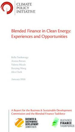Blended Finance in Clean Energy: Experiences and Opportunities - Bella Tonkonogy Jessica Brown Valerio Micale Xueying Wang Alex Clark January 2018 ...