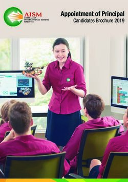 Appointment of Principal - Candidates Brochure 2019 - Finalsite