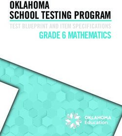 OKLAHOMA SCHOOL TESTING PROGRAM - GRADE 6 MATHEMATICS TEST BLUEPRINT AND ITEM SPECIFICATIONS