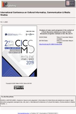 International Conference on Cultural Informatics, Communication & Media Studies