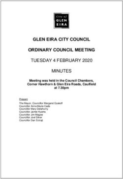 GLEN EIRA CITY COUNCIL ORDINARY COUNCIL MEETING - 4 February 2020