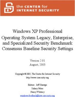 Windows XP Professional Operating System Legacy, Enterprise, and Specialized Security Benchmark Consensus Baseline Security Settings