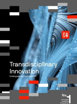 TRANSDISCIPLINARY INNOVATION - 1NO.