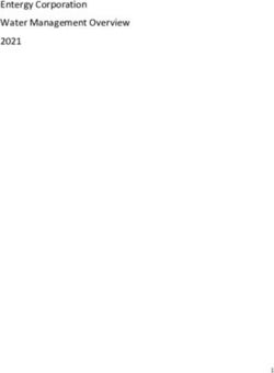 Entergy Corporation Water Management Overview 2021