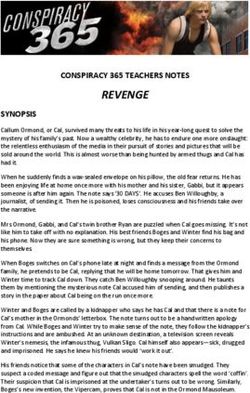 REVENGE CONSPIRACY 365 TEACHERS NOTES