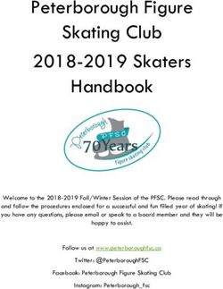 Peterborough Figure Skating Club 2018-2019 Skaters Handbook