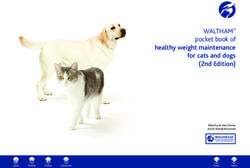 WALTHAM pocket book of healthy weight maintenance for cats and dogs (2nd Edition)
