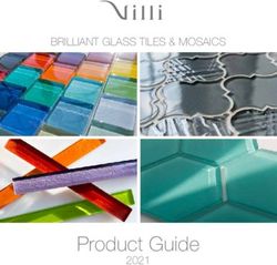 Product Guide - BRILLIANT GLASS TILES & MOSAICS