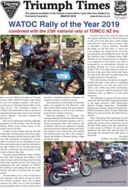 WATOC Rally of the Year 2019 - combined with the 25th national rally of TOMCC NZ Inc