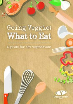 What to Eat Going Veggie: A guide for new vegetarians - Vegetarian Society