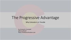 The Progressive Advantage - Why Colorado Is In Trouble By: Richard D. Turnquist @RichardDaleT To Advance Freedom