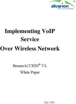 IMPLEMENTING VOIP SERVICE OVER WIRELESS NETWORK - BREEZEACCESS VL WHITE PAPER JULY 2006