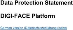 Data Protection Statement DIGI-FACE Platform - German version (Datenschutzerklärung) below - DIGI-FACE African ...
