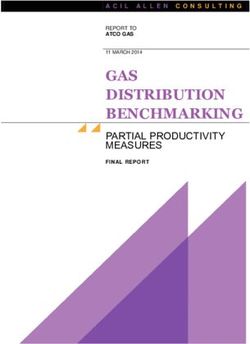 GAS DISTRIBUTION BENCHMARKING - PARTIAL PRODUCTIVITY MEASURES - Economic ...