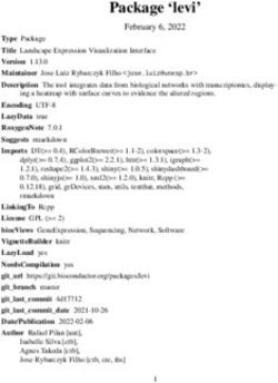 Package 'levi' February 6, 2022 - Bioconductor