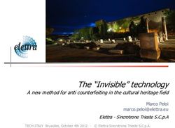 The "Invisible" technology - A new method for anti counterfeiting in the cultural heritage field - Enea