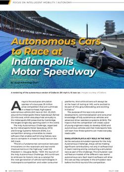 Autonomous Cars to Race at Indianapolis Motor Speedway