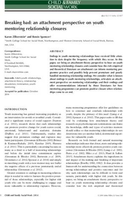 Breaking bad: an attachment perspective on youth mentoring relationship closures