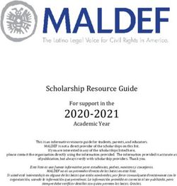 2020-2021 Scholarship Resource Guide - For support in the - Mexican American Legal ...