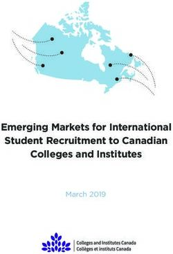 Emerging Markets for International Student Recruitment to Canadian Colleges and Institutes - March 2019