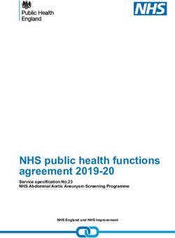 NHS public health functions agreement 2019-20 - Service specification No.23 NHS Abdominal Aortic Aneurysm Screening Programme
