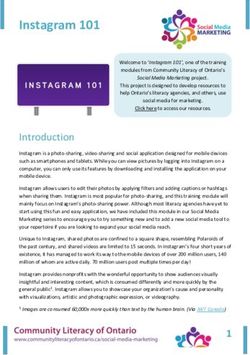 Instagram 101 - Community Literacy of Ontario