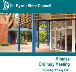 Minutes Ordinary Meeting - Byron Shire Council - Thursday, 27 May 2021